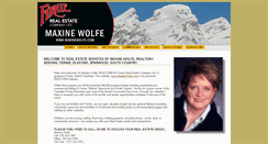 Desktop Screenshot of maxinewolfe.com
